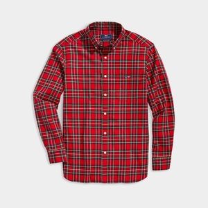 Vineyard Vines Men’s Classic Tartan 80’s Twill Shirt long sleeved size XS